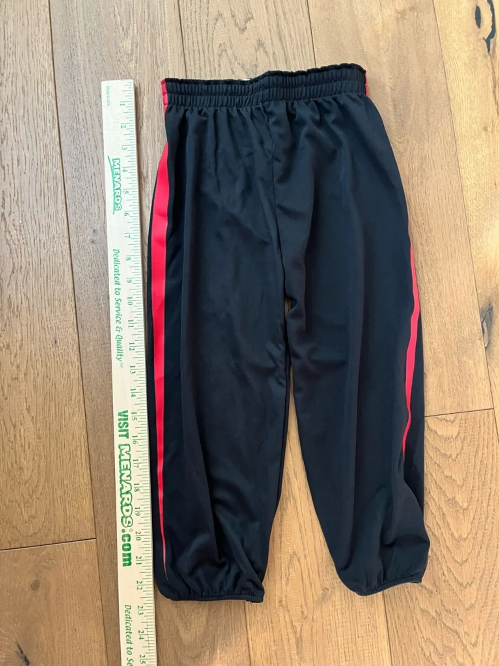 Football black and Red Boys costume pants Kids size Medium Franklin Sports